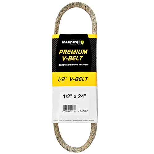 MAXPOWER Keilriemen 347467, Kevlar verstärkt, 1/2" x 24" - 4L240 - Aussenlänge L(a) 610 mm, Beige von MAXPOWER