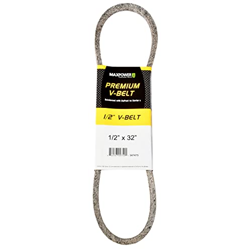MAXPOWER Keilriemen 347475, Kevlar verstärkt, 1/2" x 32" - 4L320 - Aussenlänge L(a) 820 mm. von MAXPOWER