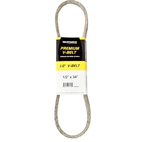 MAXPOWER Keilriemen 347477, Kevlar verstärkt, 1/2'' x 34'' - 4L340 - Aussenlänge L(a) 865 mm. von MAXPOWER