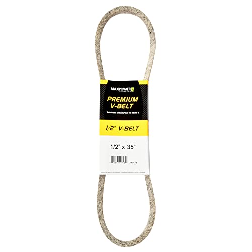 MAXPOWER Keilriemen 347478, Kevlar verstärkt, 1/2" x 35" - 4L350 - Aussenlänge L(a) 890 mm. von MAXPOWER