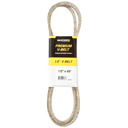 MAXPOWER Keilriemen 347512, Kevlar verstärkt, 1/2" x 69" - 4L690 - Aussenlänge L(a) 1770 mm. von MAXPOWER