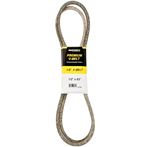 MAXPOWER Keilriemen 347526, Kevlar verstärkt, 1/2'' x 83'' - 4L830 - Aussenlänge L(a) 2110 mm. von MAXPOWER