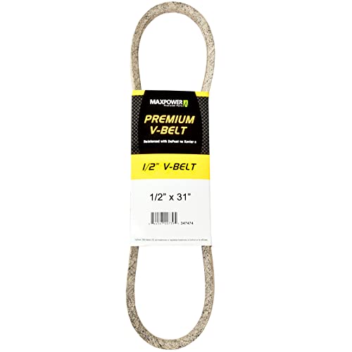 MaxPower Keilriemen 347474, Kevlar verstärkt, 1/2'' x 31''- 4L310 - Aussenlänge L(a) 790 mm. von MAXPOWER