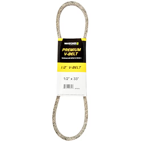 MAXPOWER Keilriemen 347476, Kevlar verstärkt, 1/2'' x 33'' - 4L330 - Aussenlänge L(a) 840 mm. von MAXPOWER