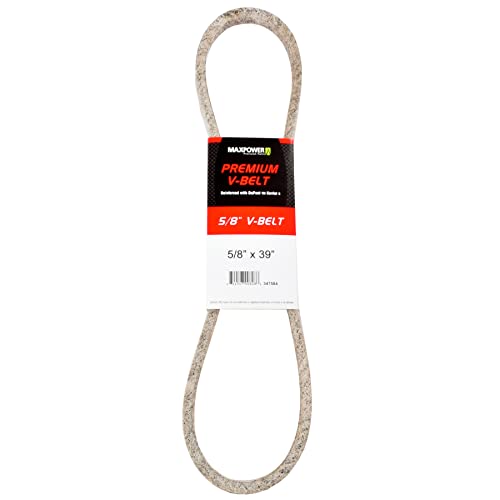 MaxPower Keilriemen 347584, kevlar verstärkt, 5/8" x 39" - 5L390 - Aussenlänge L(a) 990 mm. von MAXPOWER