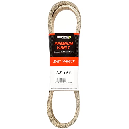MaxPower Keilriemen 347606, kevlar verstärkt, 5/8" x 61" - 5L610 - Aussenlänge L(a) 1550 mm. von MAXPOWER
