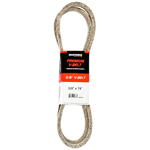 MaxPower Keilriemen 347619, kevlar verstärkt, 5/8" x 74" - 5L740 - Aussenlänge L(a) 1880 mm. von MAXPOWER