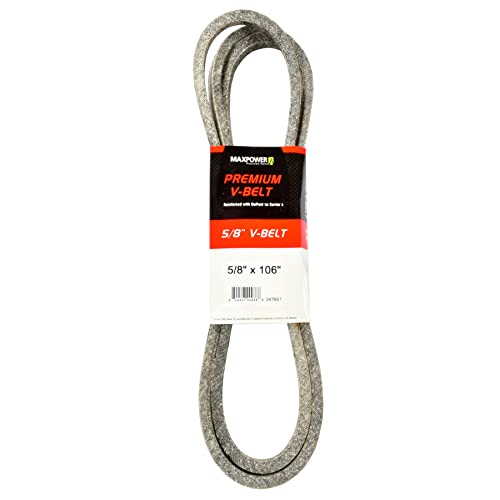 MaxPower Keilriemen 347651, kevlar verstärkt, 5/8" x 106" - 5L1060 - Aussenlänge L(a) 2680 mm. von MAXPOWER