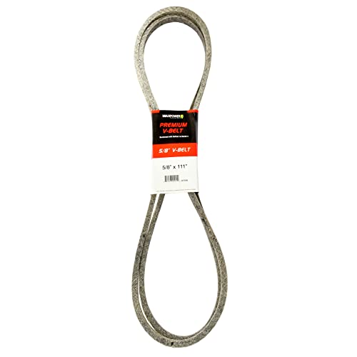 MaxPower Keilriemen 347656, kevlar verstärkt, 5/8" x 111" - 5L1110 - Aussenlänge L(a) 2810 mm. von MAXPOWER