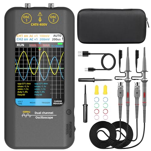 BSIDE Handheld Oszilloskop 3.98'' Touchscreen digitales Oszilloskop Zweikanal 50MHz Bandbreite Tragbares Oszilloskop Signalgenerator 250MSa/s Abtastrate Tablet Automotive Oszilloskop BSIDE Handheld Oszilloskop 3.98'' Touchscreen digitales Oszilloskop Zweikanal 50MHz Bandbreite Tragbares Oszilloskop Signalgenerator 250MSa/s Abtastrate Tablet Automotive Oszilloskop von MAXRIENY