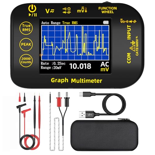 BSIDE Tragbares digitales Multimeter 20000 Wort mV Voltmeter Wiederaufladbar 2.8'' Farbbildschirm Kompaktes Multimeter mit Aufzeichnungsmodus Messen Widerstand Kapazität Diode Max Min Ave Berechnung BSIDE Tragbares digitales Multimeter 20000 Wort mV Voltmeter Wiederaufladbar 2.8'' Farbbildschirm Kompaktes Multimeter mit Aufzeichnungsmodus Messen Widerstand Kapazität Diode Max Min Ave Berechnung von MAXRIENY