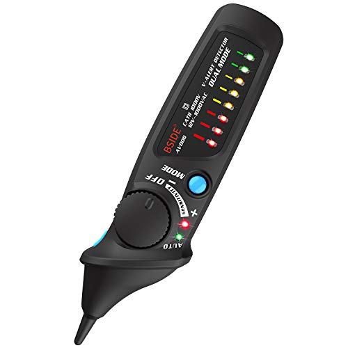 MAXRIENY AVD06 Berührungsloser Spannungsprüfer 12-1000V Automatischer/manueller Modus Einstellbare Empfindlichkeit NCV-Live-Drahtprüfung Breakpoint Locator mit farbiger LED-Anzeige elektrischer Leistu von MAXRIENY