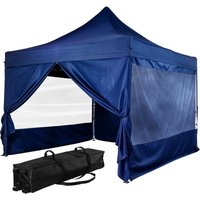 Instent - Faltpavillon pro 3x3,Trolley, Alu, blau, 4ST von INSTENT