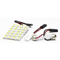 Maxtech - Trade Shop - 24 led chip für auto innenraum kaltes licht 6000K 5 watt 12 v T10 L-M05 - von MAXTECH