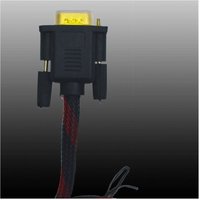 Maxtech - Trade Shop - 3.0 meter m/m 15 pin 24 k vga-vga kabel leinwand tv pc monitor VGA-RT3M - von MAXTECH