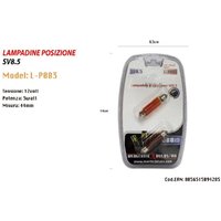 Trade Shop - SV8.5 12V 5W 44MM ultra-helle glühbirnen Maxtech L-P083R - von MAXTECH