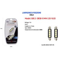 Maxtech - Trade Shop SV8.5-5050 12V 4LED 41MM ultra-helles positionslicht glühbirnen - von MAXTECH