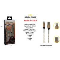 Maxtech - Trade Shop - doppelfarbiges usb-kabel iphone ipad ipod 5 volt - 2000 ma 1,50 mt F-IP016 - Maxtech - Trade Shop - doppelfarbiges usb-kabel iphone ipad ipod 5 volt - 2000 ma 1,50 mt F-IP016 - von MAXTECH