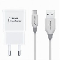 Maxtech - Trade Shop - kit ladegerät stecker 2 usb-anschlüsse + typ-c-kabel 1 meter 2.1A CA-S040 - Maxtech - Trade Shop - kit ladegerät stecker 2 usb-anschlüsse + typ-c-kabel 1 meter 2.1A CA-S040 - von MAXTECH