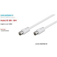 Trade Shop - cavo coassiale für antenna tv maschio-femmina 10 mt prolunga Maxtech AT-001-10M - von MAXTECH