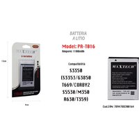 Trade Shop - batterien litio 1100MAH für samsung S3350 ricambone Maxtech PA-T016 - von MAXTECH