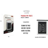 Trade Shop - Lithium-Akku kompatibel mit Samsung 5500 Handy Smartphone 1200 mAh Maxtech PA-T023 - von MAXTECH