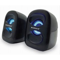 Trade Shop - pc-audio-lautsprecher 10 w mit rgb-licht tragbare lautsprecher Maxtech CA-SS001 - von MAXTECH
