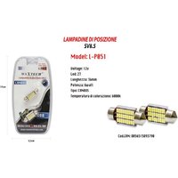Maxtech - Trade Shop - positionslampen SV8.5 12V 27 led 36 mm 6 watt canbus 6000K L-P051 - von MAXTECH