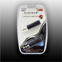 Maxtech - Trade Shop - Stereo-Adapterstecker 3,5 mm Stecker - 6,5 mm Buchse C-JAC03 - von MAXTECH