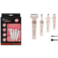 Trade Shop - 4-in-1 wiederaufladbares elektrisches Damenrasierer-Trimmer-Depilator-Set GM-3074 - Trade Shop - 4-in-1 wiederaufladbares elektrisches Damenrasierer-Trimmer-Depilator-Set GM-3074 - von MAXTECH
