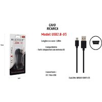 Trade Shop Maxtech USB2.0-V3 1MT usb-ladekabel mit eingang V3 - Trade Shop Maxtech USB2.0-V3 1MT usb-ladekabel mit eingang V3 - von MAXTECH