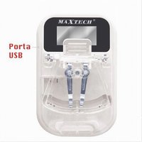 Trade Shop - UNIVERSAL-LADEGERÄT LCD USB-LADEGERÄT FÜR HANDYKAMERA MAXTECH CAL-ON001 - von MAXTECH