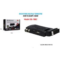 Trade Shop - Digitaler terrestrischer Decoder hd usb tv Receiver dvb T2 Scart-Buchse Maxtech DG-T002 - von MAXTECH