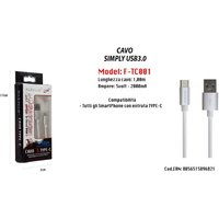Maxtech - Trade Shop - einfaches usb ladekabel usb 3.0 1MT amp mobiltelefon 5V-2000MA F-TC001 - von MAXTECH
