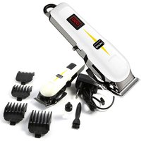 Trade Shop - elektrische gapel taglia regola barba baffi ricaricabile display GM-6008 - von MAXTECH