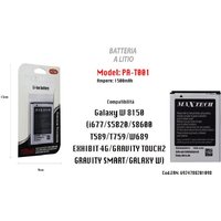 Trade Shop - lithiumakku kompatibel galaxy w 8150 handy smartphone Maxtech 1500MAH PA-T001 - Trade Shop - lithiumakku kompatibel galaxy w 8150 handy smartphone Maxtech 1500MAH PA-T001 - von MAXTECH