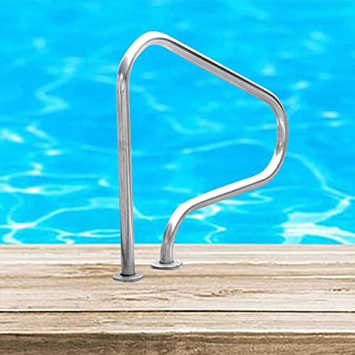 Pool-Handläufe, 304 Edelstahl-Pool-Handhaltegriff für Innen- und Außenpools, einfach zu installieren (1 Stück) von MAXWXB