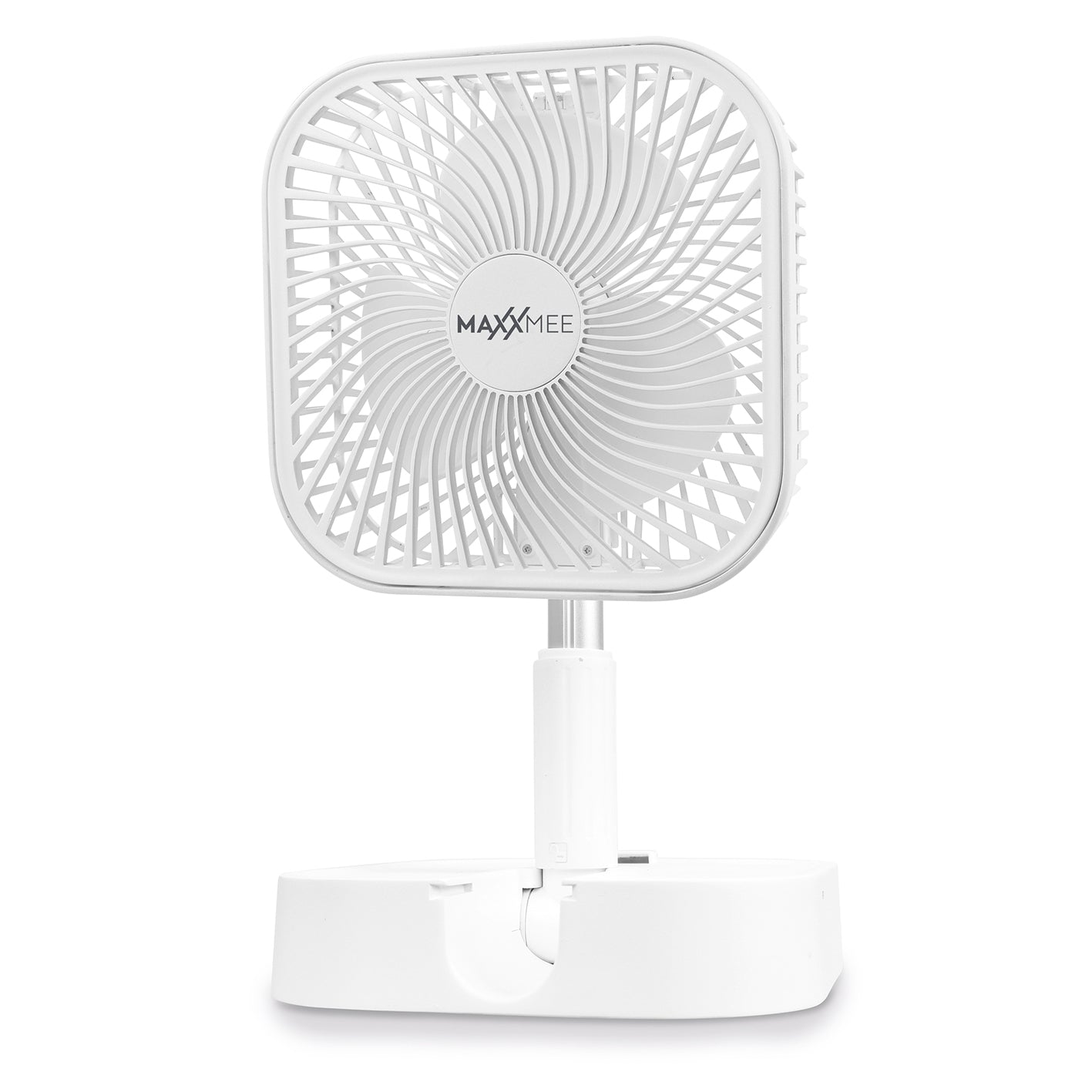 Akku-Ventilator klappbar - Für in- und outdoor - weiß von MAXXMEE