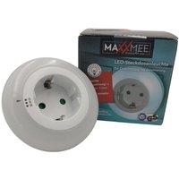 Maxxmee - LED-Steckdosenleuchte Nachtlicht Lichtsensor 3 Farben Beleuchtung von MAXXMEE