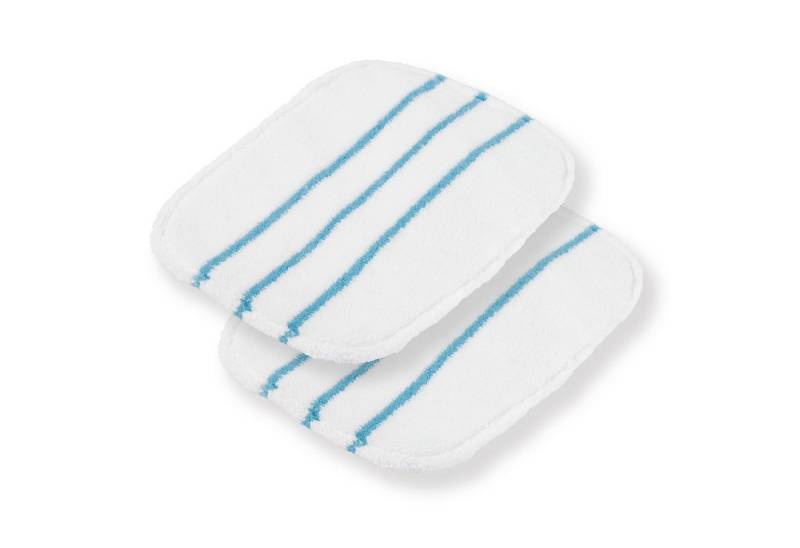 MAXXMEE Bodentuch für Dampfbesen Vibration - 2er-Set - weiß (ohne Dampfbesen) Reinigungstuch von MAXXMEE