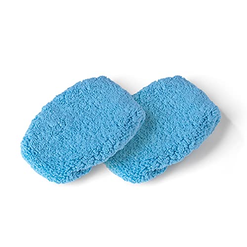 MAXXMEE Ersatz-Tuch für Scheiben- und Flächenreiniger | 2er-Set Scheiben- und Flächenreiniger | Reinigung von glatten Flächen nur mit Wasser | Schnell auswechselbar [blau] von MAXXMEE