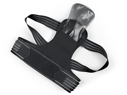 MAXXMEE Rückenkorrektor mit Gelpad | Zur Verbesserung & Unterstützung der Körperhaltung | Mit integriertem Gelpad zum Kühlen oder Wärmen | Verstellbare Bügel zum individuellen Einstellen [L/XL] von MAXXMEE