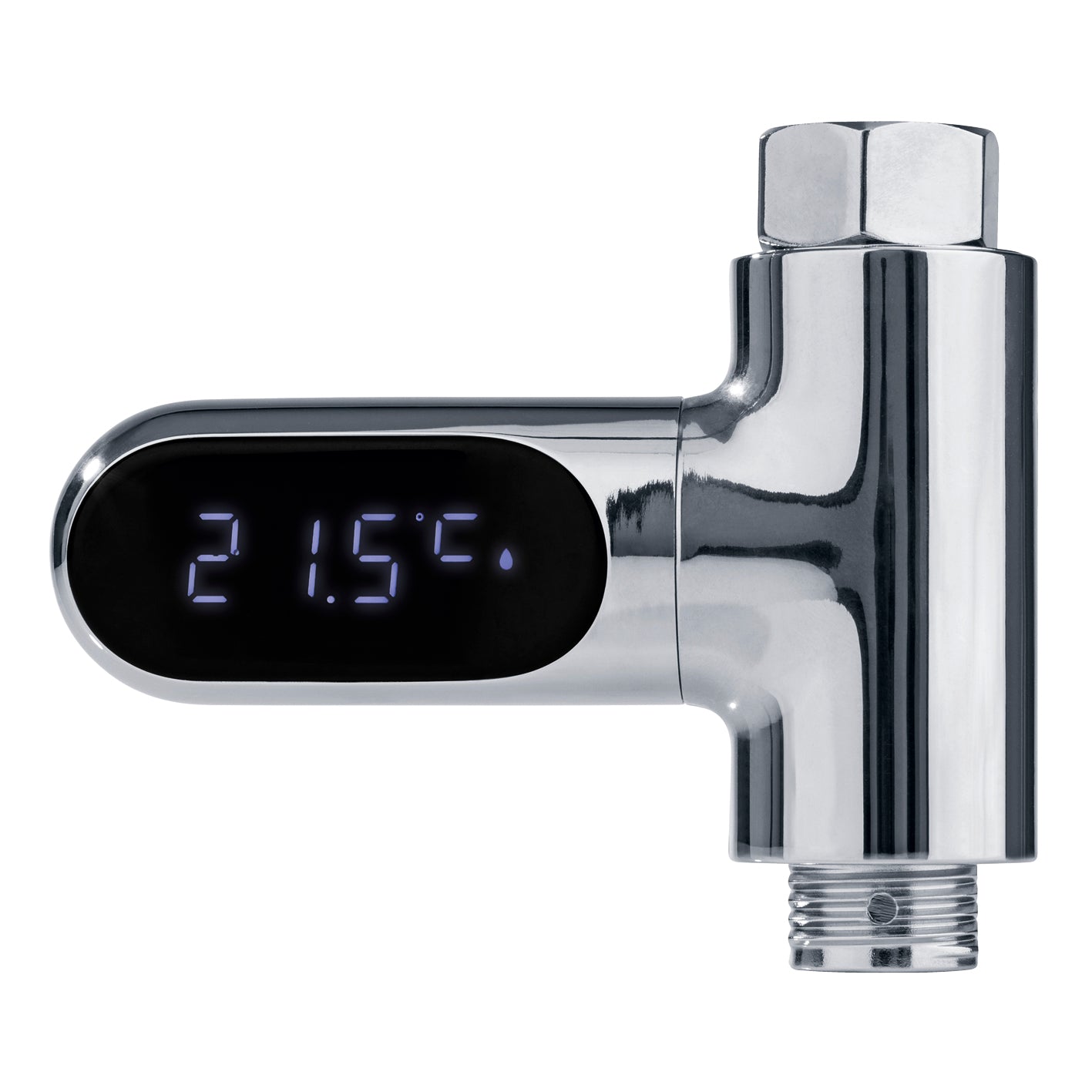 Thermometer für Wasserarmaturen - chromfarben von MAXXMEE