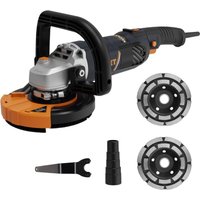 Betonschleifer Betonfräse Set Maxxt Steinschleifer 1500W 7 Einstellbare Geschwindigkeiten 1000-8500 rpm, Kann an Staubsauger Angeschlossen Werden, von MAXXT