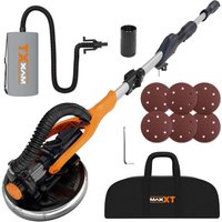 Maxxt - Ponceuse pour cloisons sèches Ponceuse électrique pliable pour cloisons sèches fonction d'auto-aspiration lumière led poignée télescopique von MAXXT