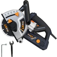 Mauernutfräse Schlitzfräse,1700W Mauerfrase Wandfräse 7000 U/min,Schlitzmaschine für 150mm Kabelnu,max. Nutbreite 42 mm, max. Nuttiefe 50 mm,inkl. 2x von MAXXT