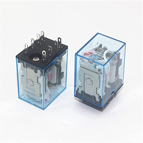 Aktivieren/Deaktivieren, Schalter, Relais MY2P HH52P MY2NJ Allgemeine Relaisspule DPDT Micro Mini elektromagnetischer Relaisschalter mit LED AC 110 V 220 V DC 12 V 24 V 36 V 380 V (Größe: AC12 V von MAYABI