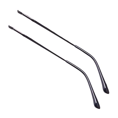MAYABI BrillenbügelBrillen-Ersatzbügel,Armrahmen-Reparatur-Brillenzubehör,Grauer Brillen-Federbügel-Bügel-Arme-Metall-Vintage-Brillen-Ersatzbügel-Ersatzteile, 1 Paar von MAYABI