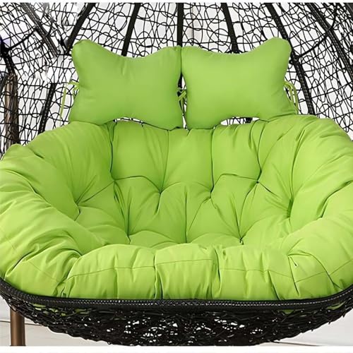 MAYFABD Hängesessel Kissen Sitzkissen Auflage Kissen für Hängesessel Sitzpolster Rückenpolster Hängesessel Kissen Auflage für Rattanstuhl Hängeschaukel 2 Personen,H,150x110cm von MAYFABD