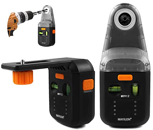 M9912 Staubabsaugung Absaughaube für Schlagbohrmaschine mit Laserebene, Elektrischer Bohrstaubsammler, Wand Saug Vakuum Bohrer Zum Staubfreien Bohren Auf Allen Oberflächen (Für Bohrer bis 13mm) von MAYILON